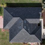 Black Brava Roofing Shingles installed on beautiful residential home.