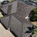 Brown Brava Roofing Shingles installed on beautiful residential home.