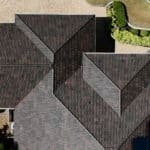 Brown Syngenetic roofing tile by Brava. Premium long life roofing tiles.