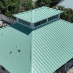 Metal Roofing newly installed on Florida building.